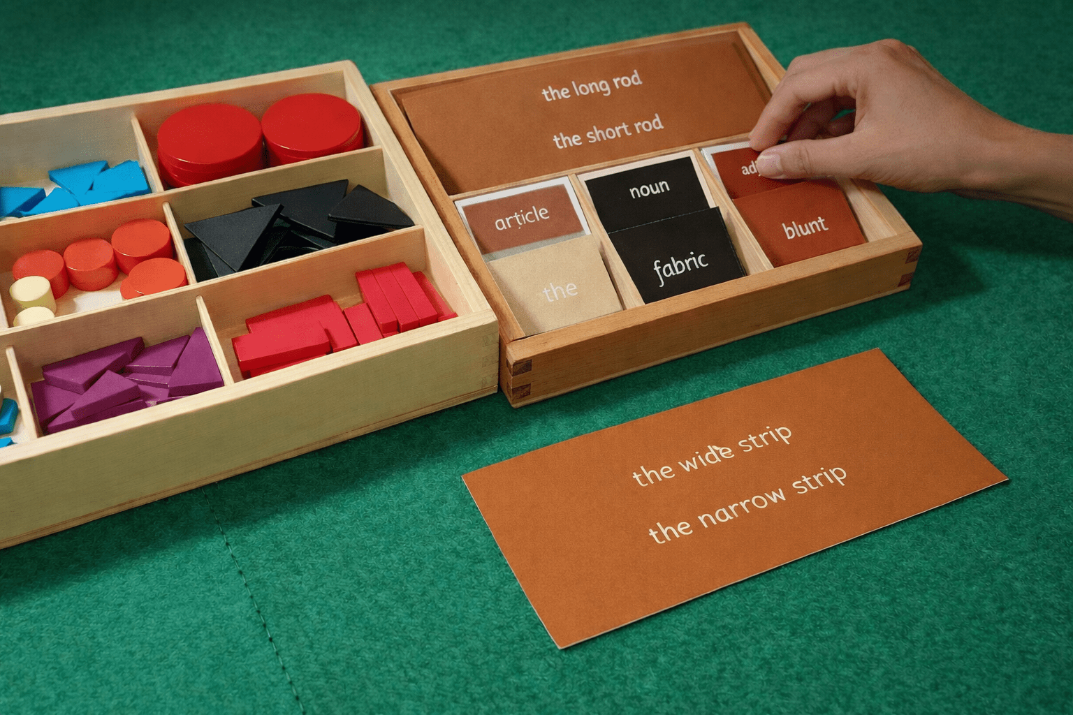 Adjective Grammar Box: Helping Children Learn Adjectives and Sentence Formation - NESTA TOYS
