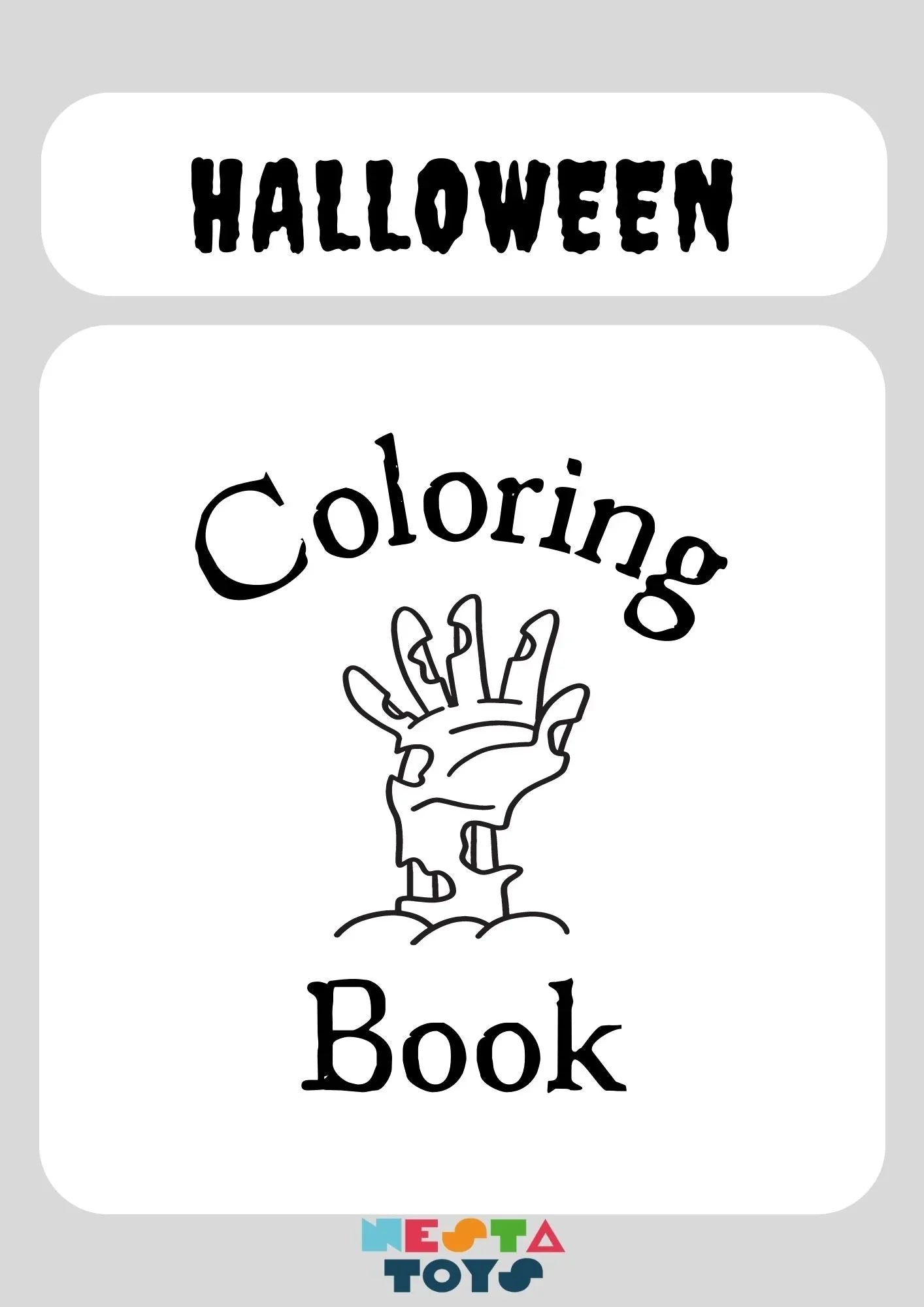 HALLOWEEN Coloring Book - NESTA TOYS