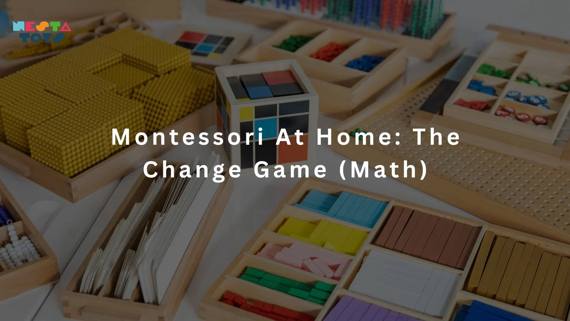 Montessori at home, montessori math, change game, education, early learning for kids