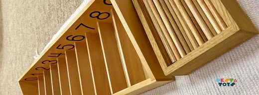 Montessori Spindle Box Activity for Kids: Enhancing Numeracy and Counting Skills - NESTA TOYS