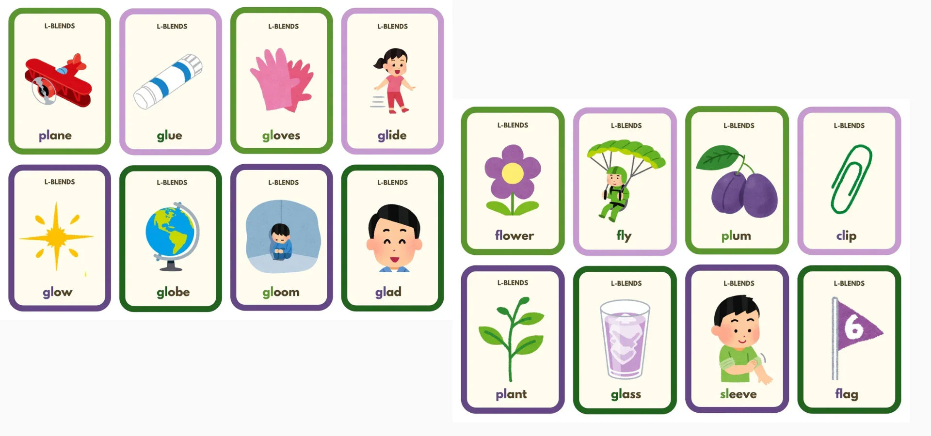 Learn to Read – Phonics: All “L-Blends” (Consonant + L)