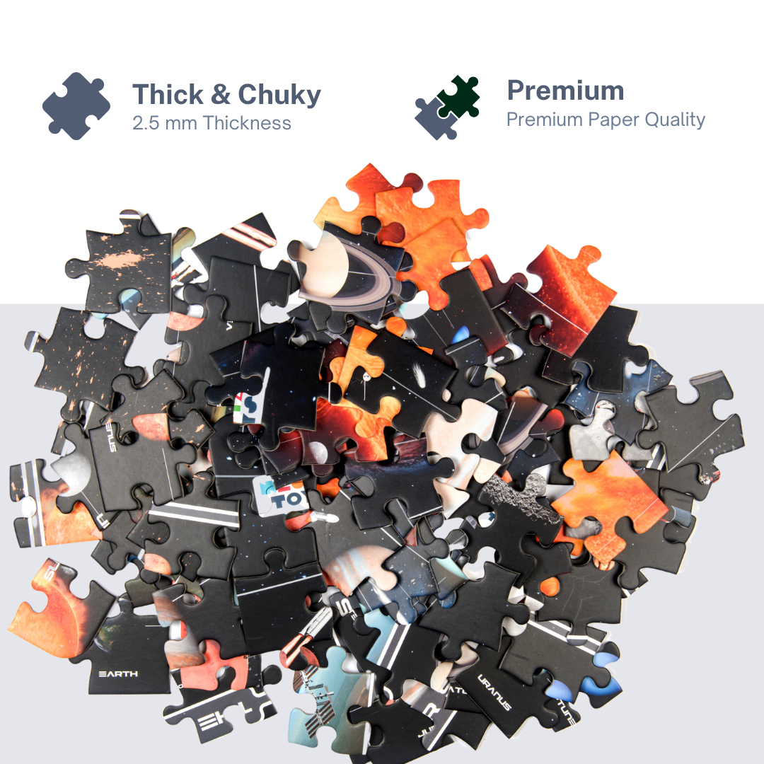 Solar System Jigsaw Puzzle (108 Jumbo Pieces) - nestatoys