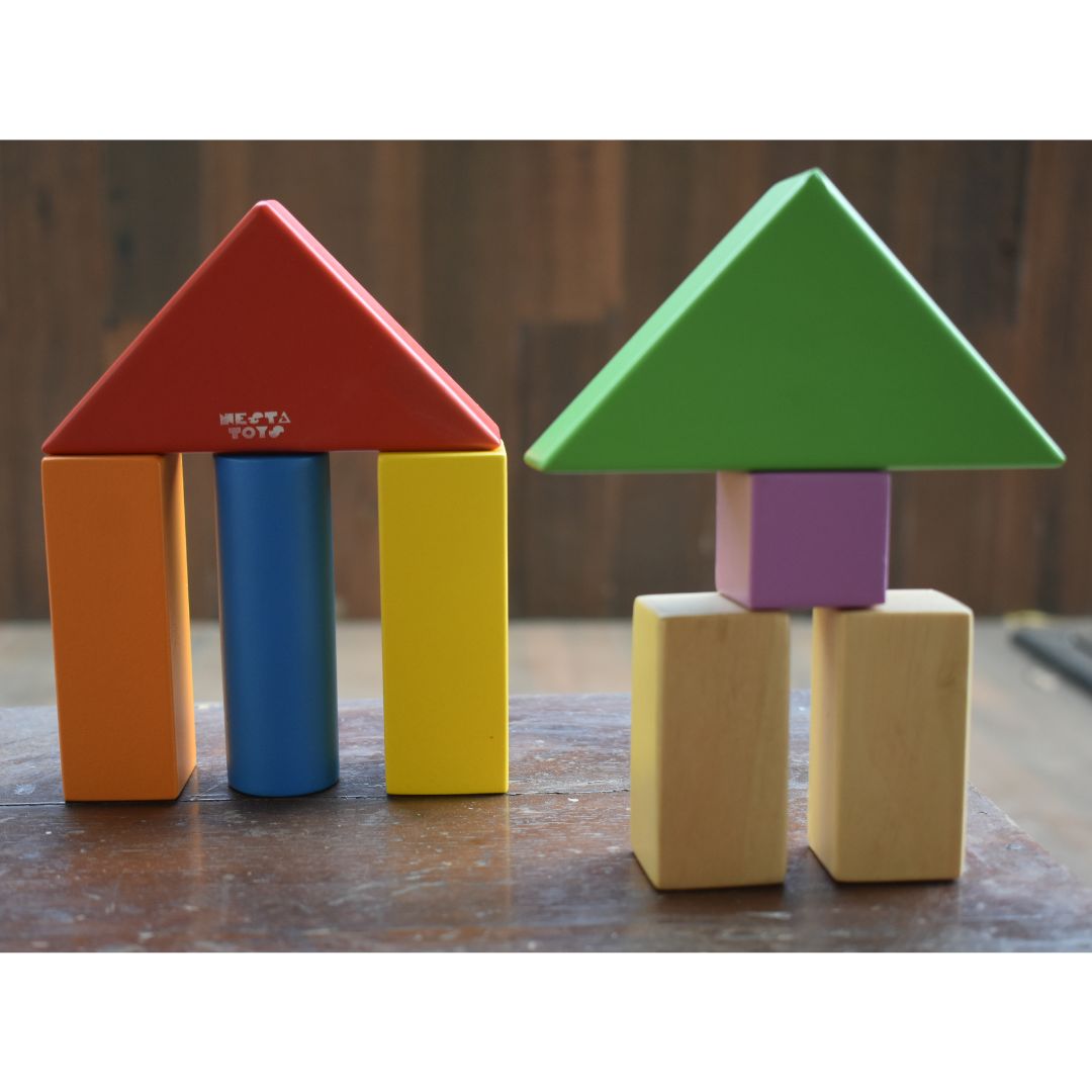 Wooden Building Blocks Toy Set for Babies