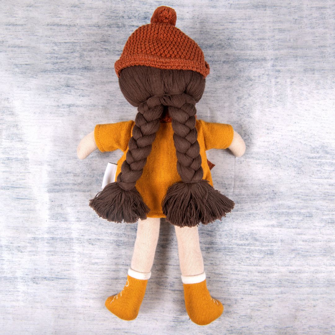 Knitted Cotton Soft Toy Doll - nestatoys
