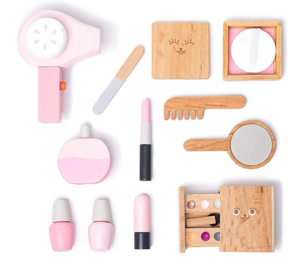 NESTA TOYS - Wooden Makeup Set Toy (12 Pcs)