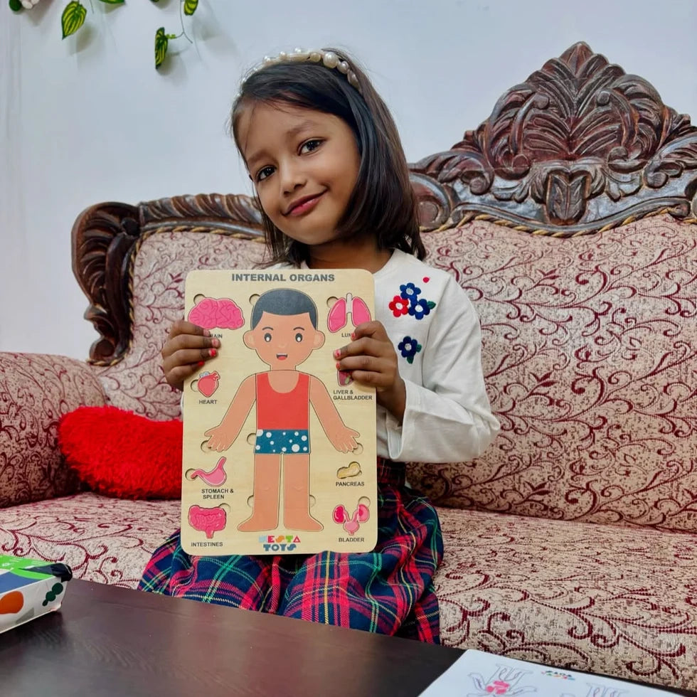 Human Body | Internal Organs Wooden Puzzle - nestatoys