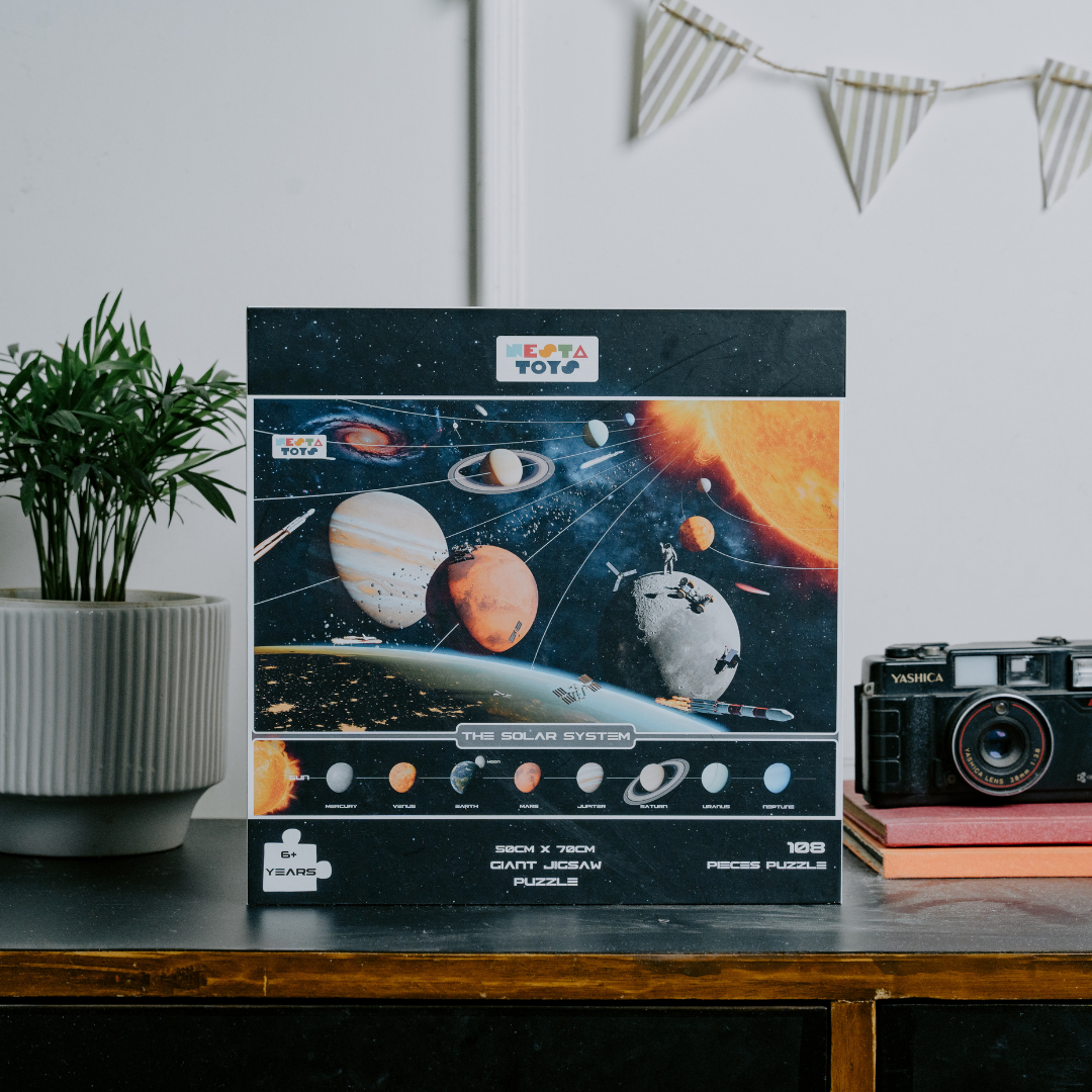Solar System Jigsaw Puzzle (108 Jumbo Pieces) - nestatoys