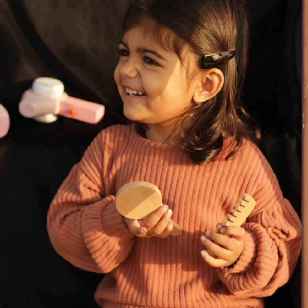 NESTA TOYS - Wooden Makeup Set Toy (12 Pcs)