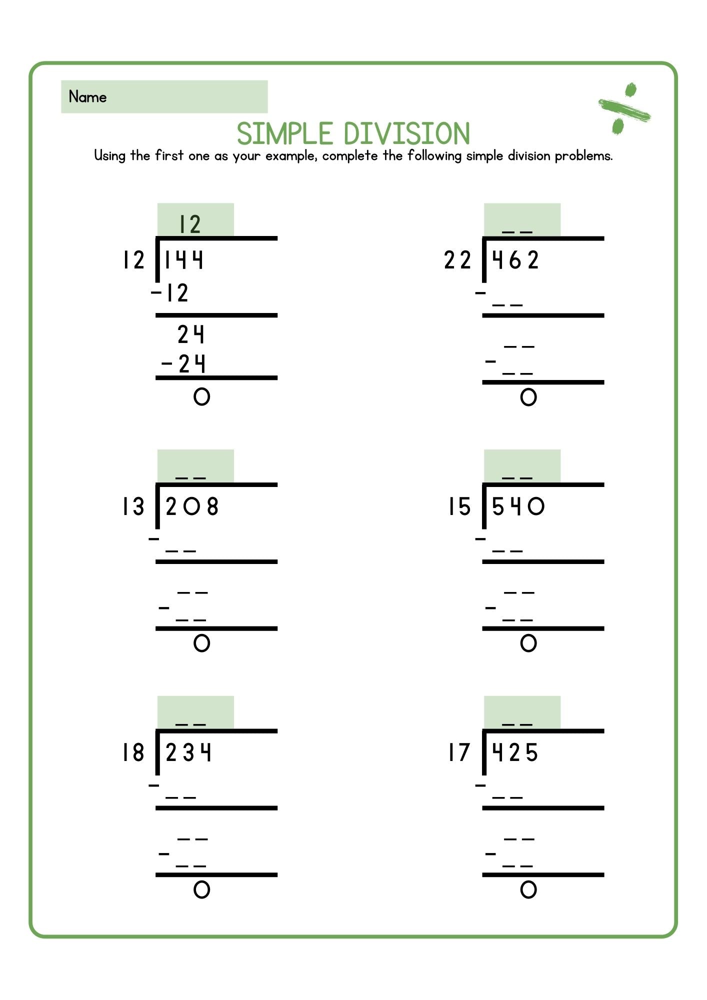 Simple Division