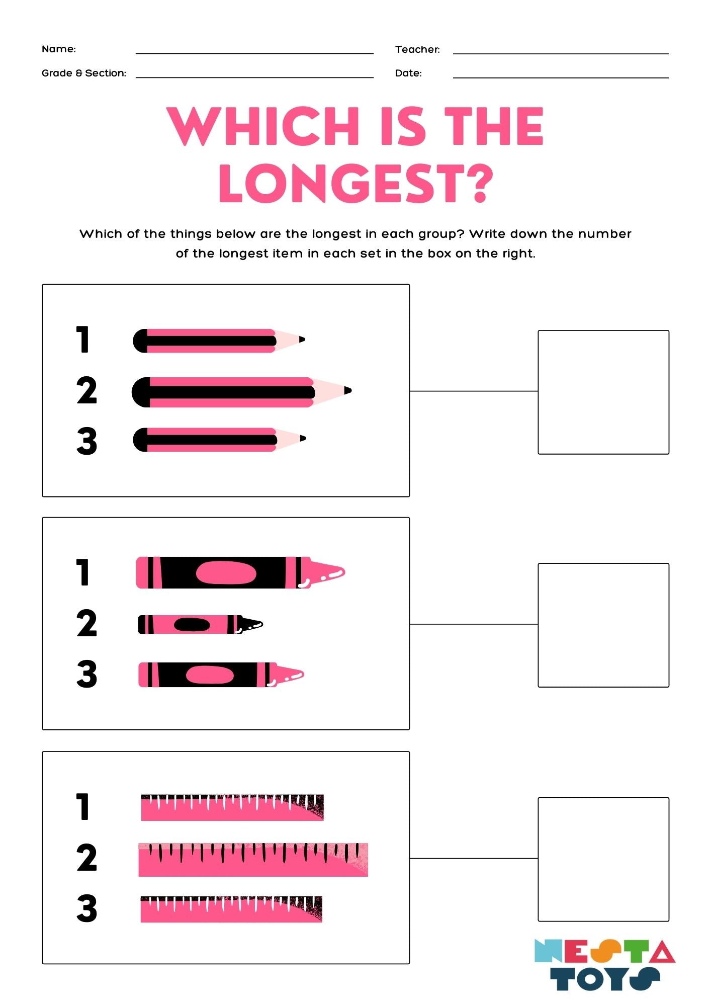 WHICH IS THE LONGEST?