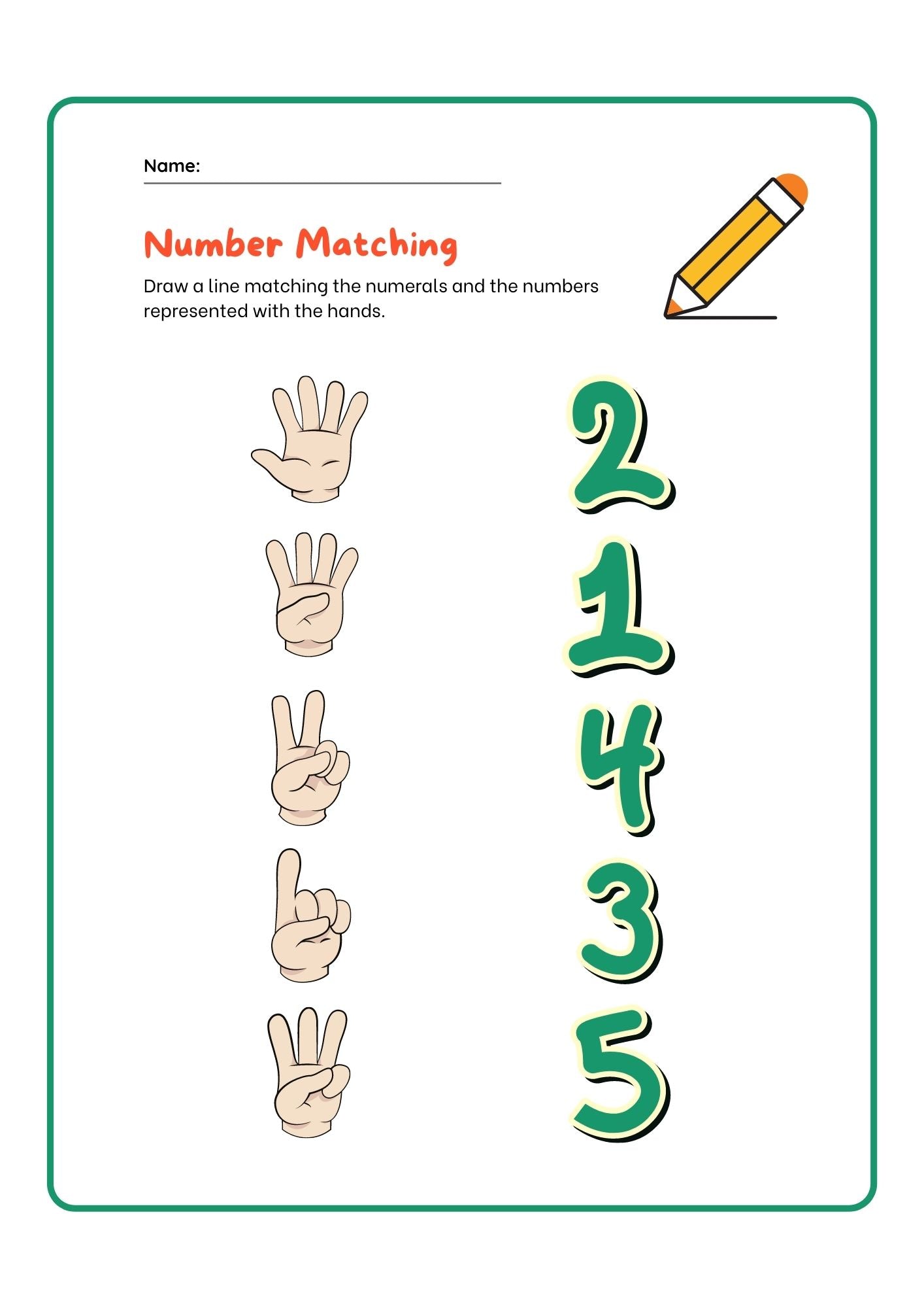 Number Matching