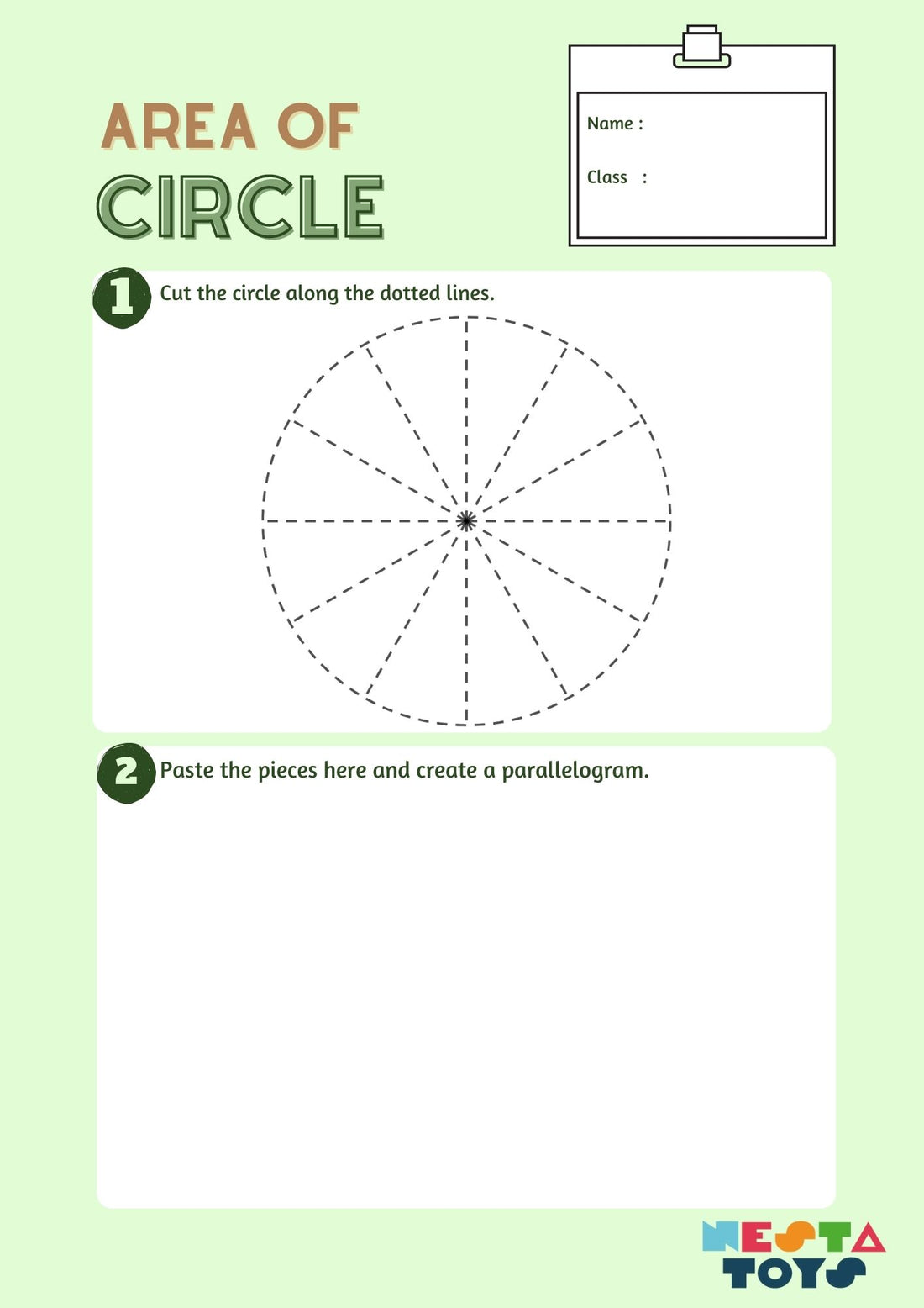 AREA OF CIRCLE