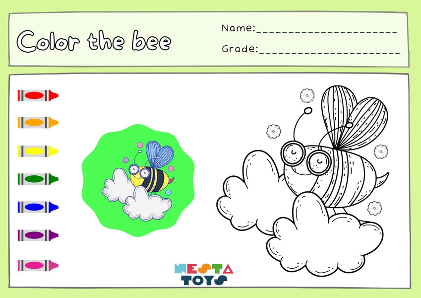 Color the bee