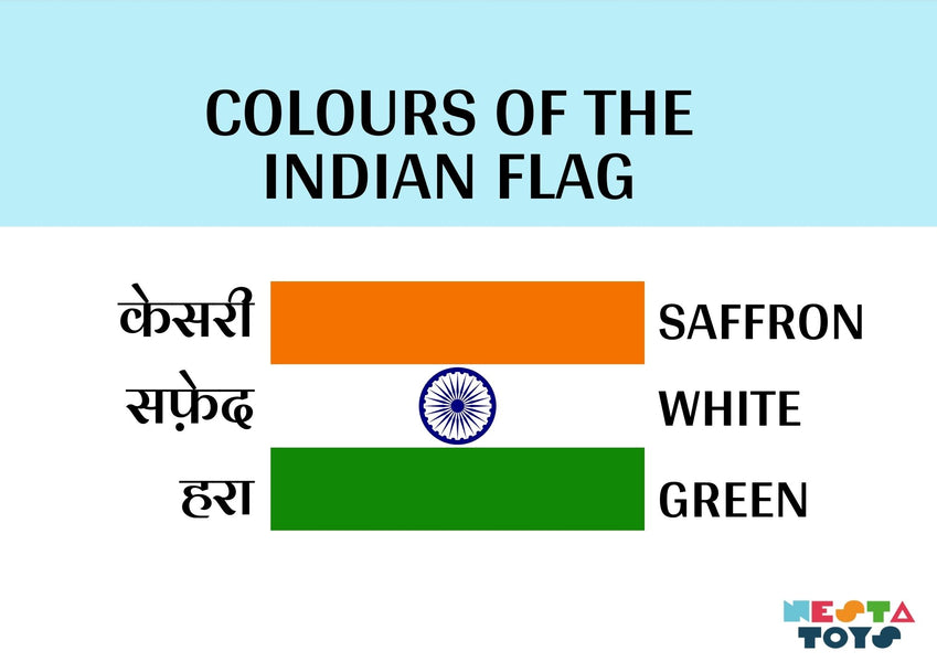 COLOURS OF THE INDIAN FLAG