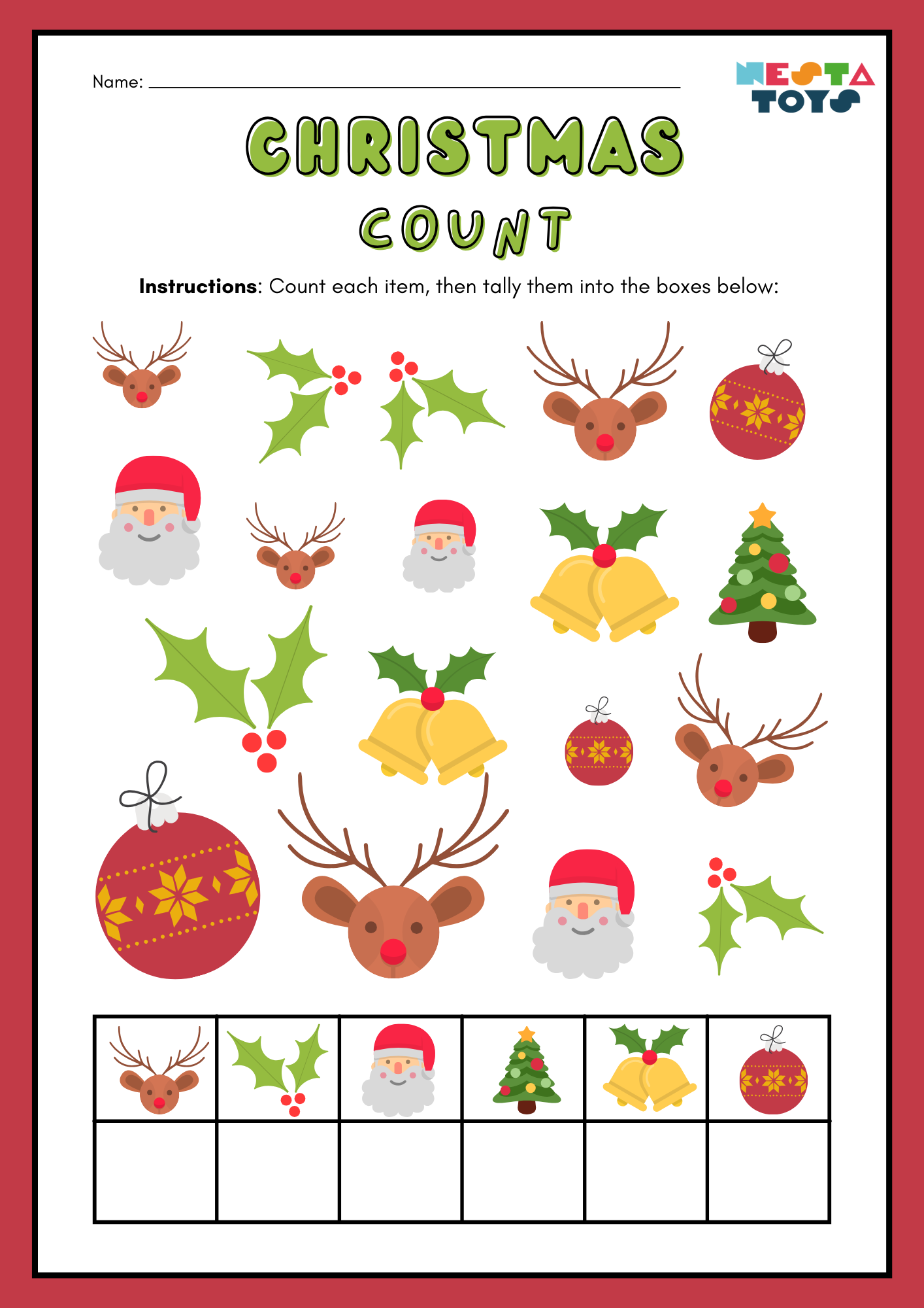 Christmas Activity Sheets