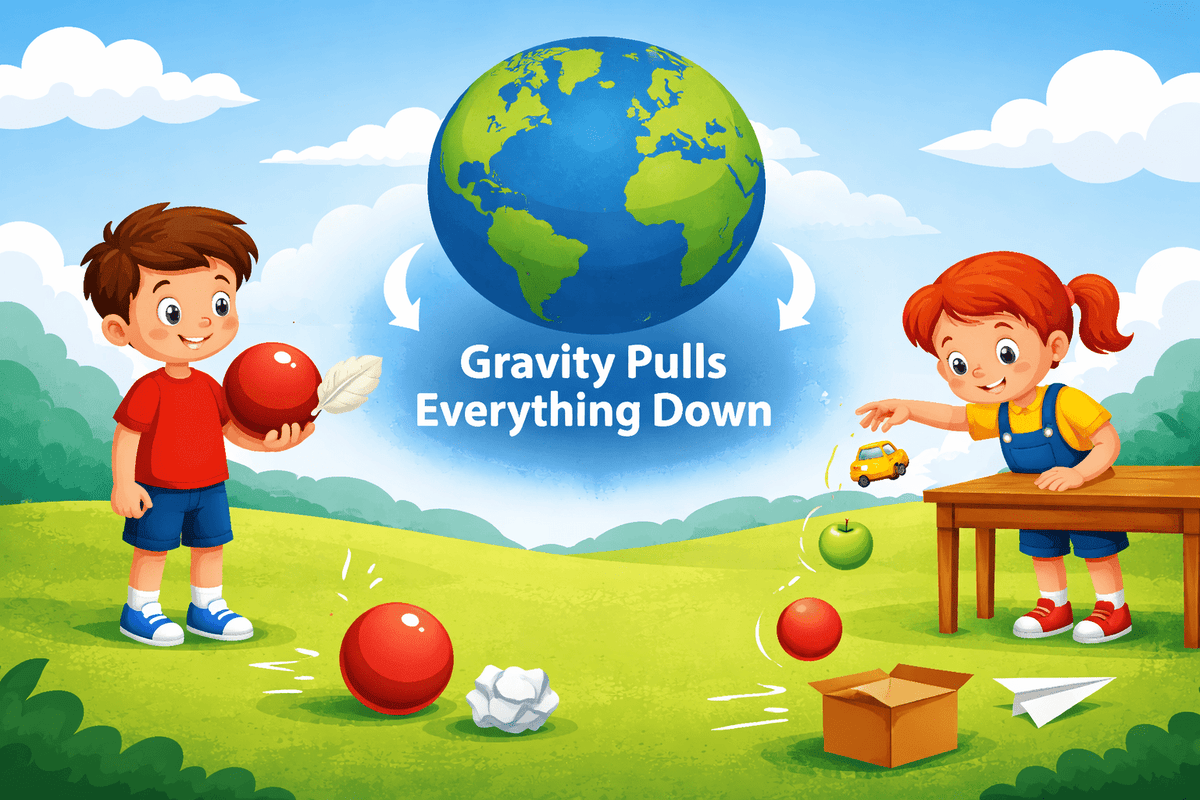 Force of Gravity in Science for Kids: Easy Concepts and Activities ...