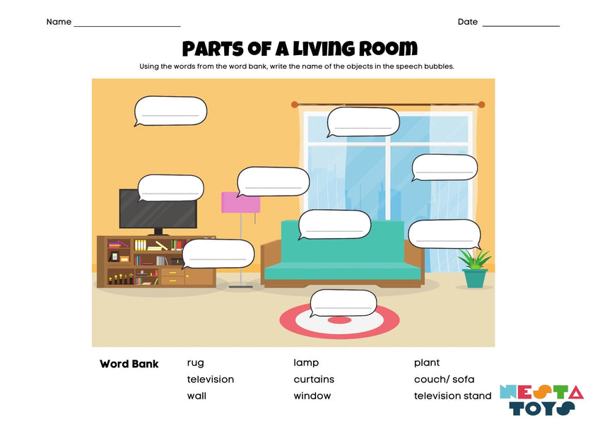 PARTS OF A LIVING ROOM