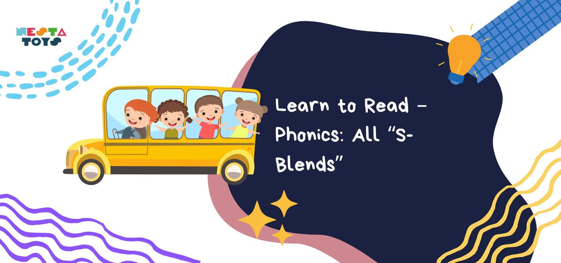 Learn to Read – Phonics: All “S-Blends” - NESTA TOYS
