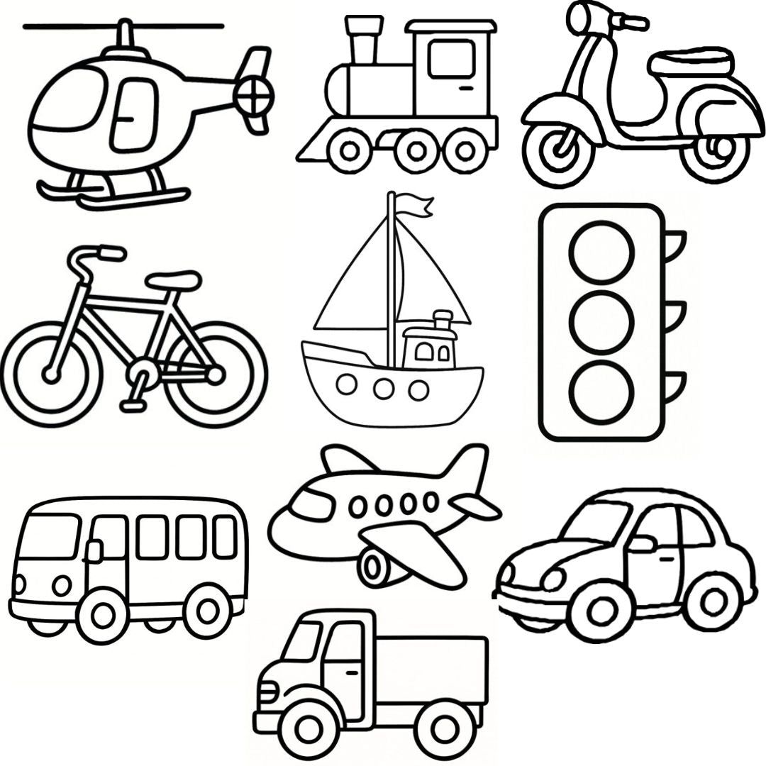 DIY Fridge Magnet - Vehicles