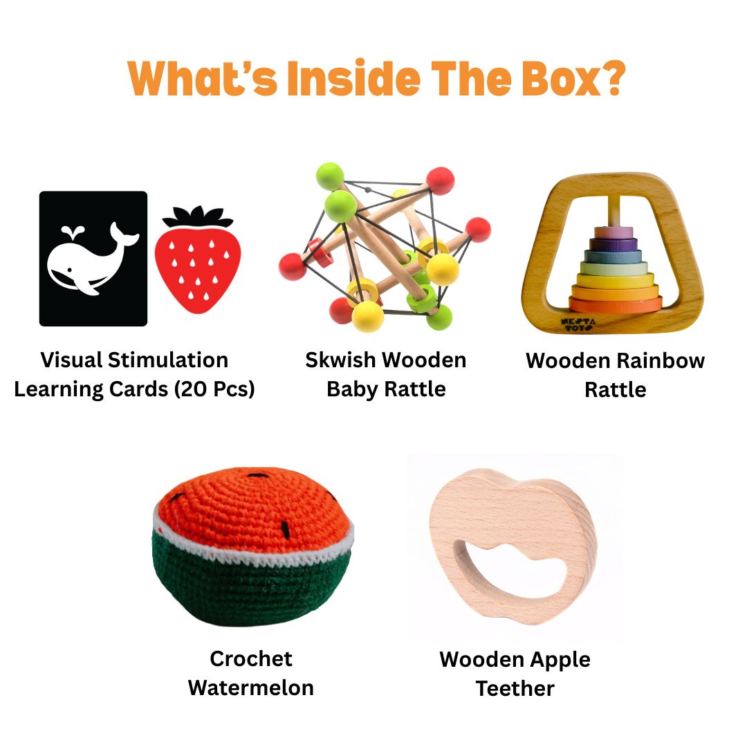 Sensory Explorer Play Kit for 3-6 Months Babies (Level 2)