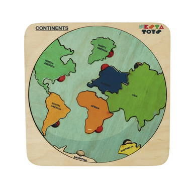 World Map with Continents puzzle , Earth Core Puzzle, Educational toys, STEM toys Learning Toy, Montessori Wooden Shapes Jumbo Knob Puzzles, toys for babies, puzzles for babies, channapatna toys, montessori toys, montessori puzzle, Montessori Circle Seriation Puzzle
