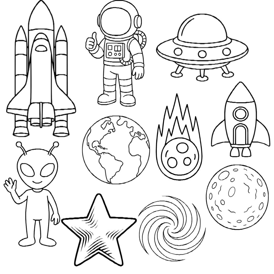 DIY Fridge Magnet - Space