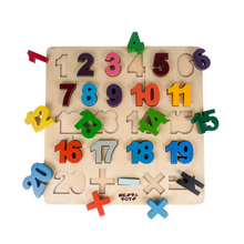 Load image into Gallery viewer, NESTA TOYS - Wooden Number Puzzle Toys
