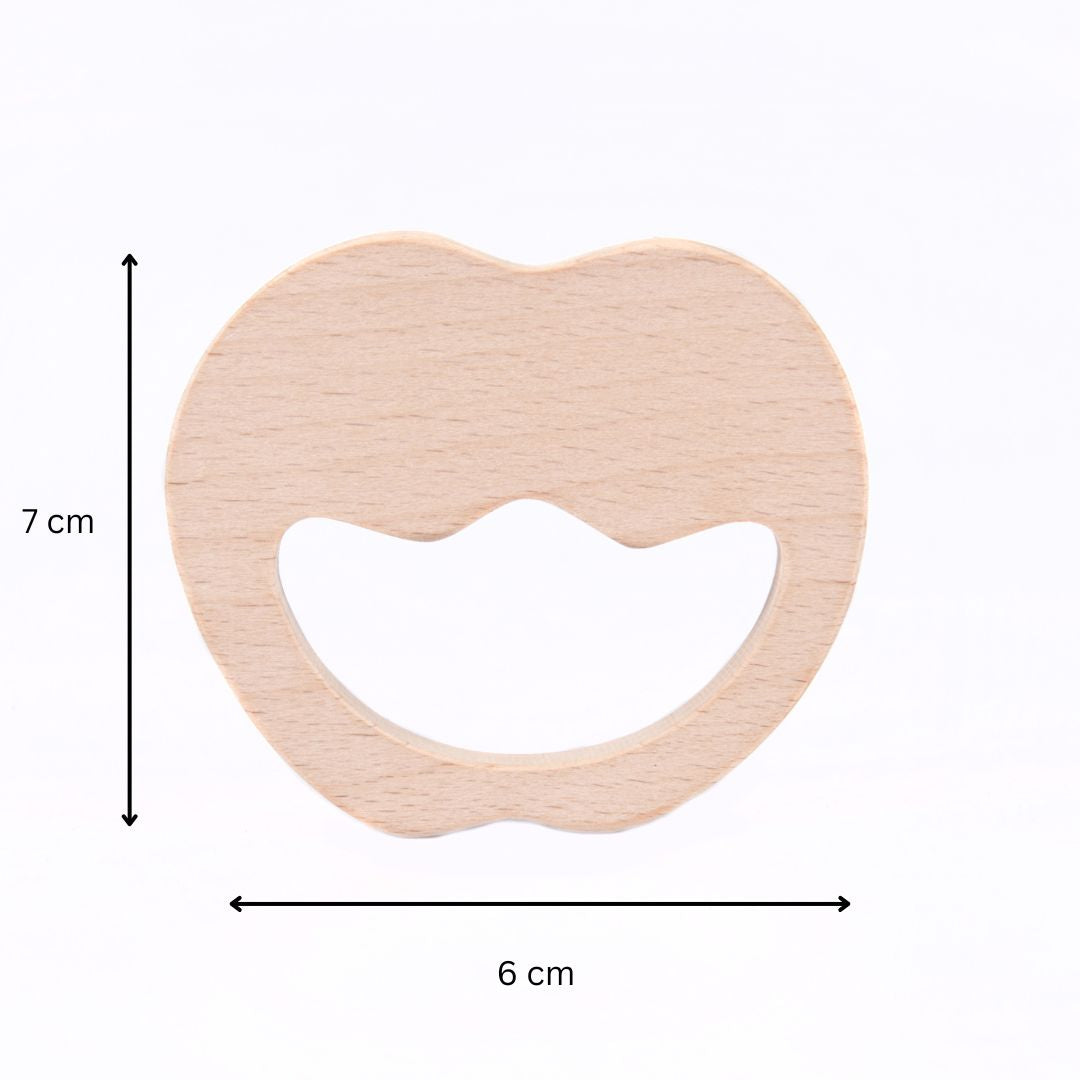Wooden Egg Shaker (Rattle) & Teether Combo (3+ Months)
