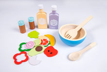 Load image into Gallery viewer, Wooden Healthy Salad Playset (19 Pcs)
