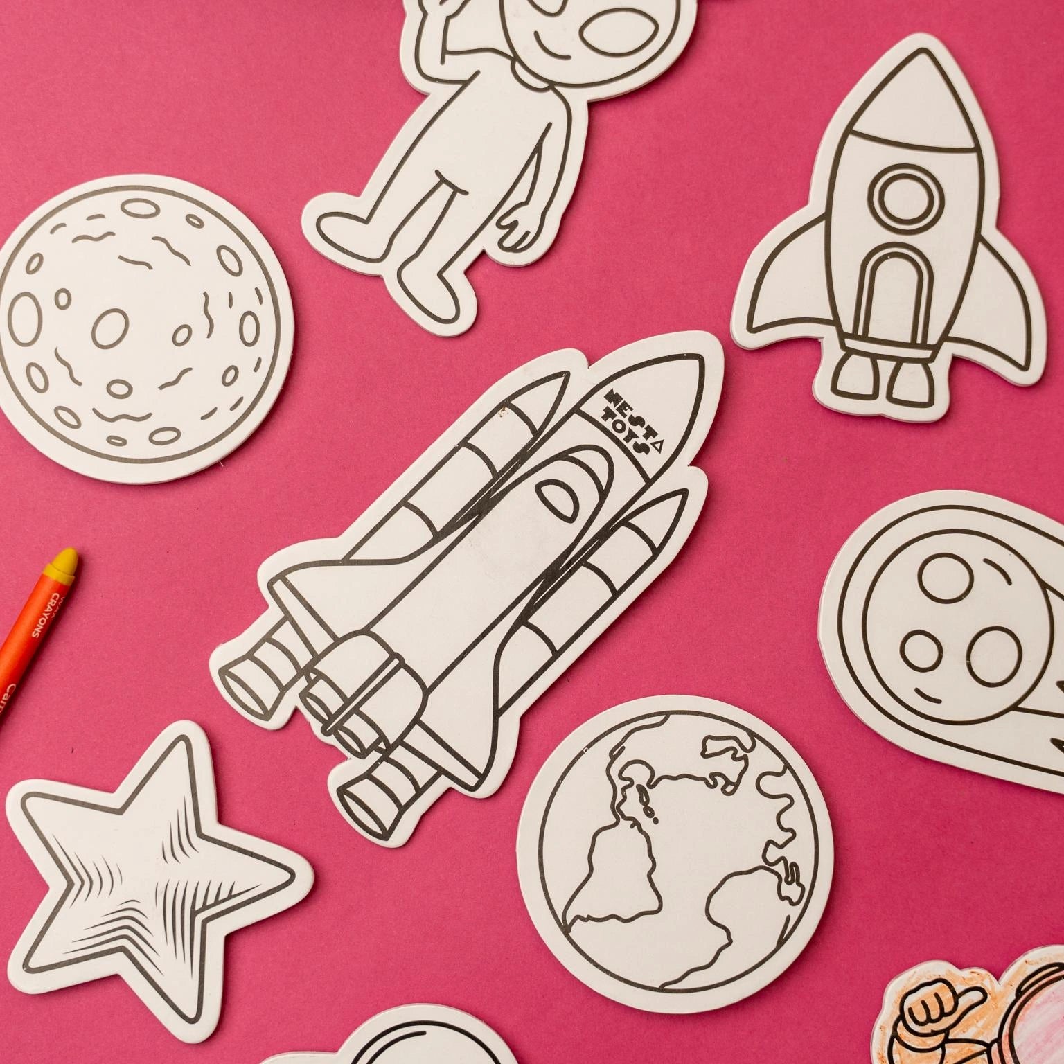 DIY Fridge Magnet - Space