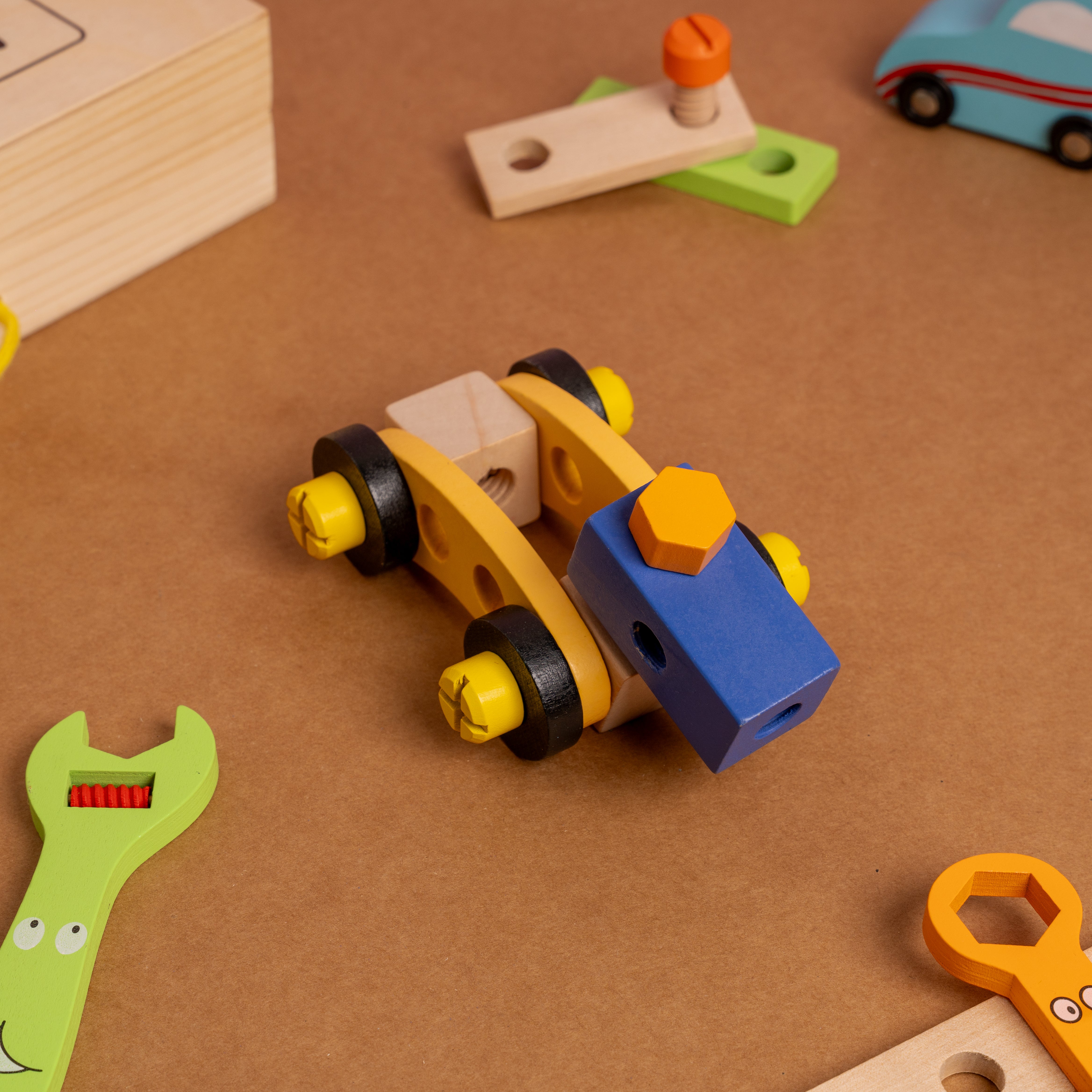 Wooden Tool Kit Toy with Tool Box (36 Pcs)