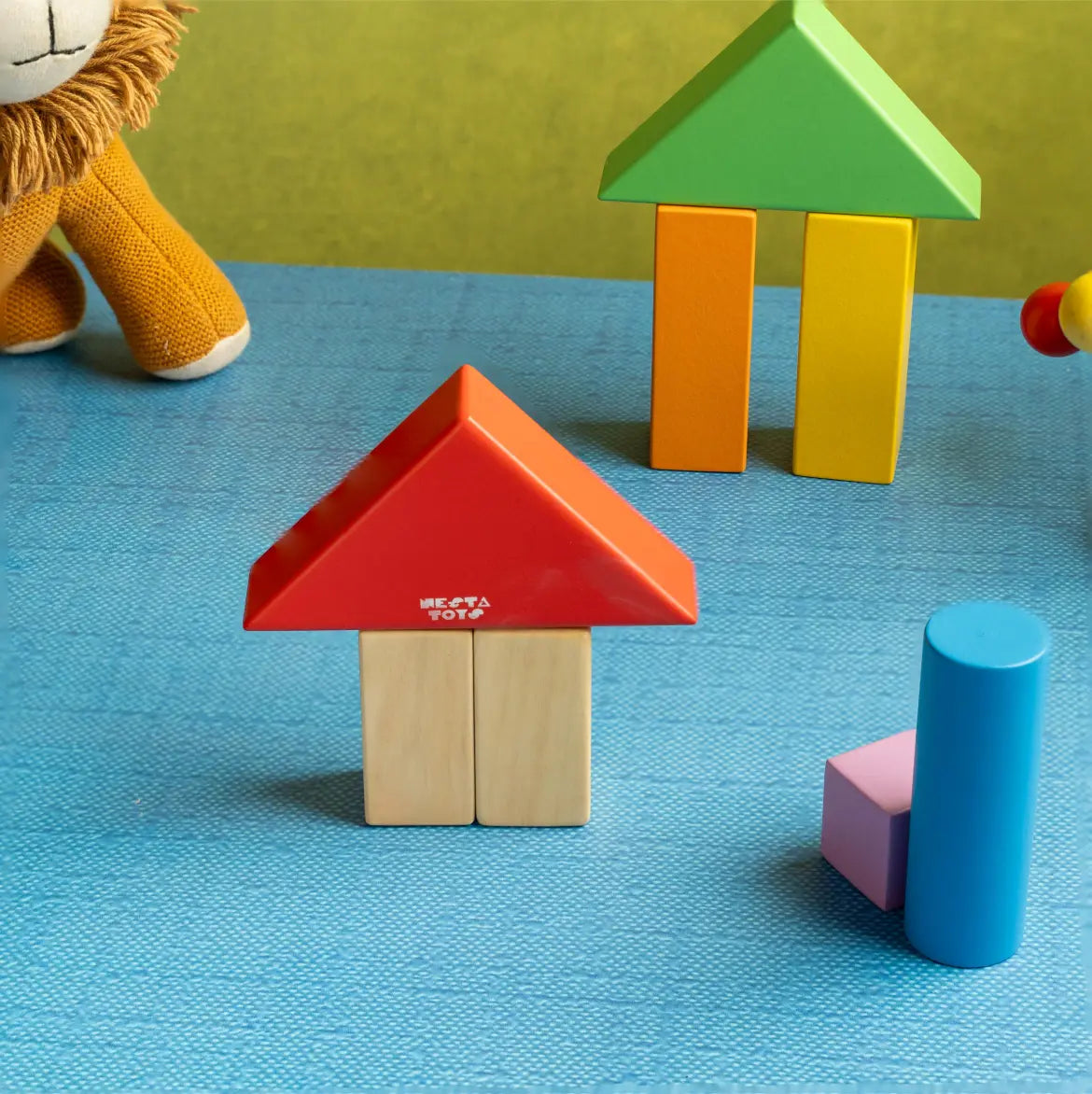 Wooden Building Blocks Toy Set for Babies