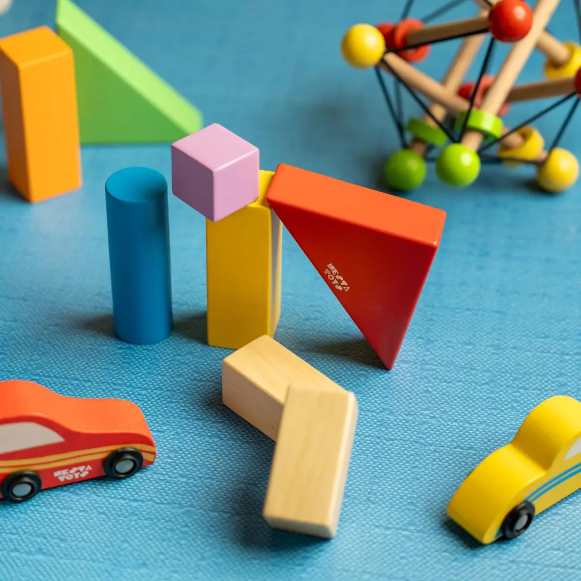 Wooden Building Blocks Toy Set for Babies