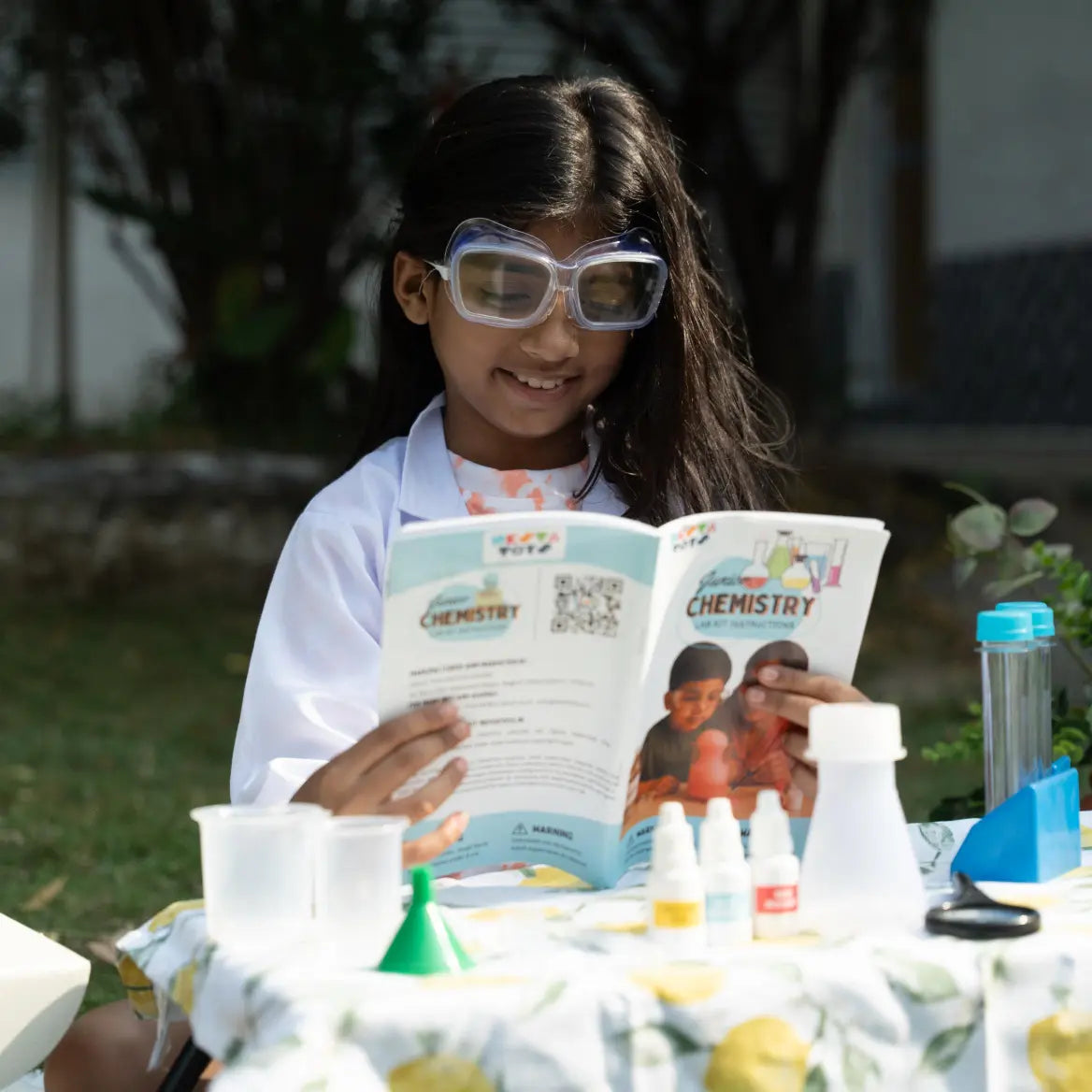 Junior Chemistry Lab Kit - Safe & Fun Science Experiments for Kids