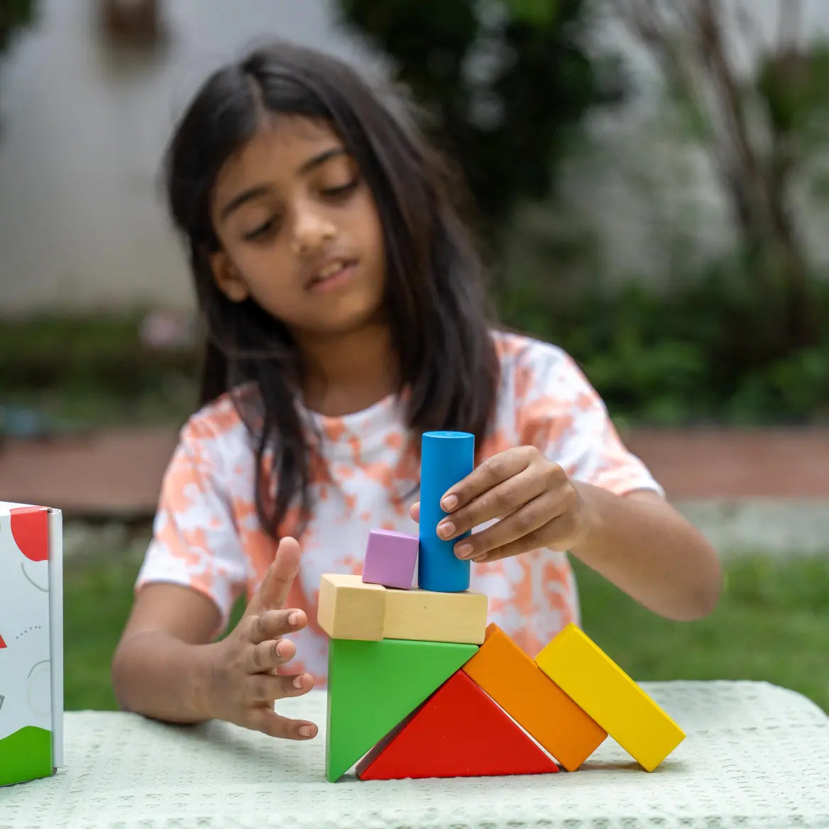 Wooden Building Blocks Toy Set for Babies