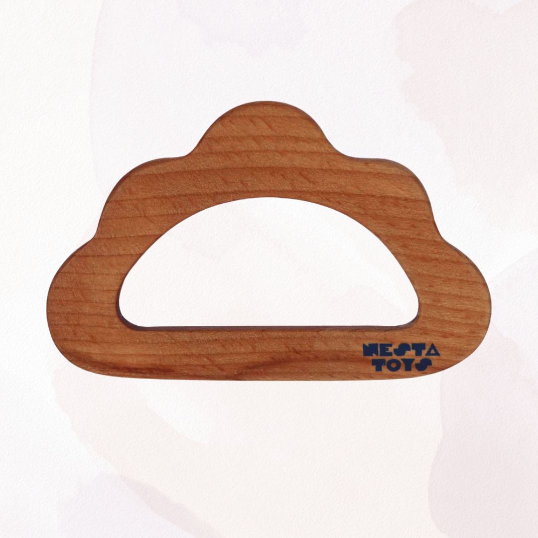 Beech Wooden Cloud Teether  (0-1.5 years)