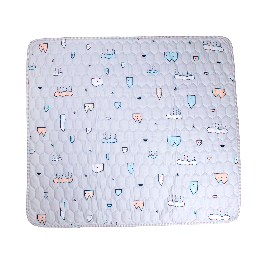 Cotton Play Mat for Babies & Toddlers | Soft & Breathable (150x135cm)