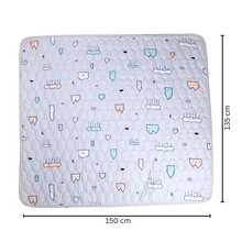 Load image into Gallery viewer, Cotton Play Mat for Babies &amp; Toddlers | Soft &amp; Breathable (150x135cm)
