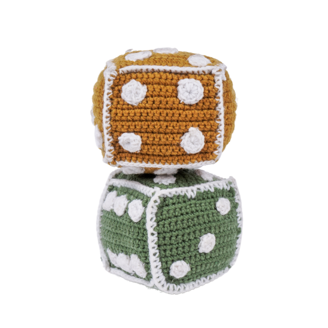 NESTA TOYS - Crochet Dice | Early Math Toy (2 Pcs)