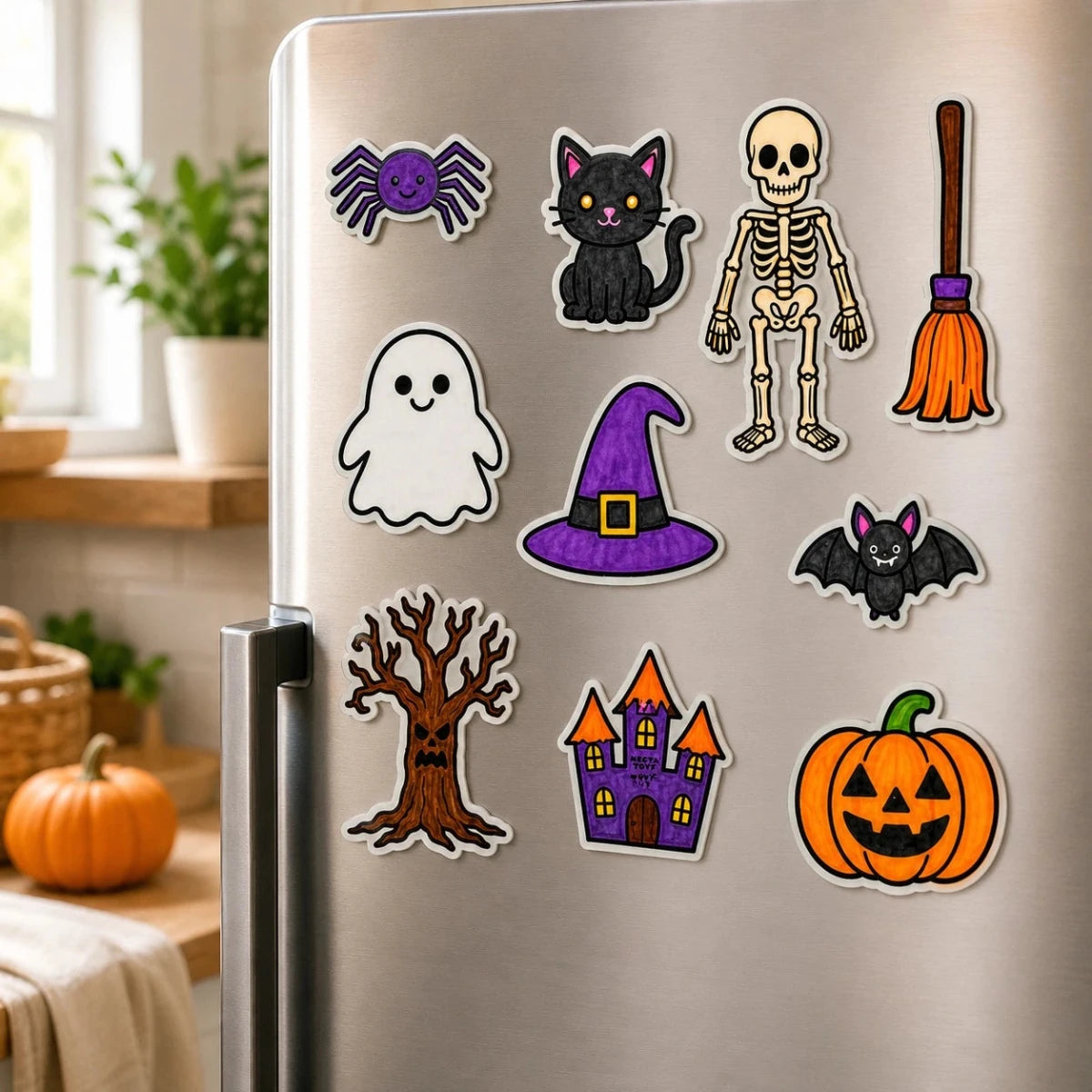 DIY Fridge Magnet - Haunted House - NESTA TOYS