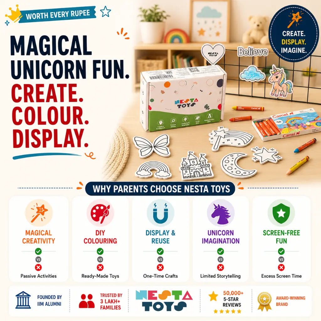 DIY Fridge Magnet - Unicorn - NESTA TOYS