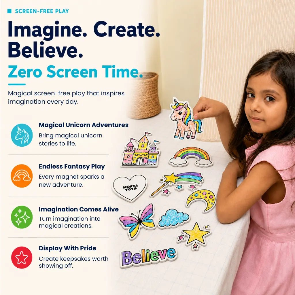 DIY Fridge Magnet - Unicorn - NESTA TOYS