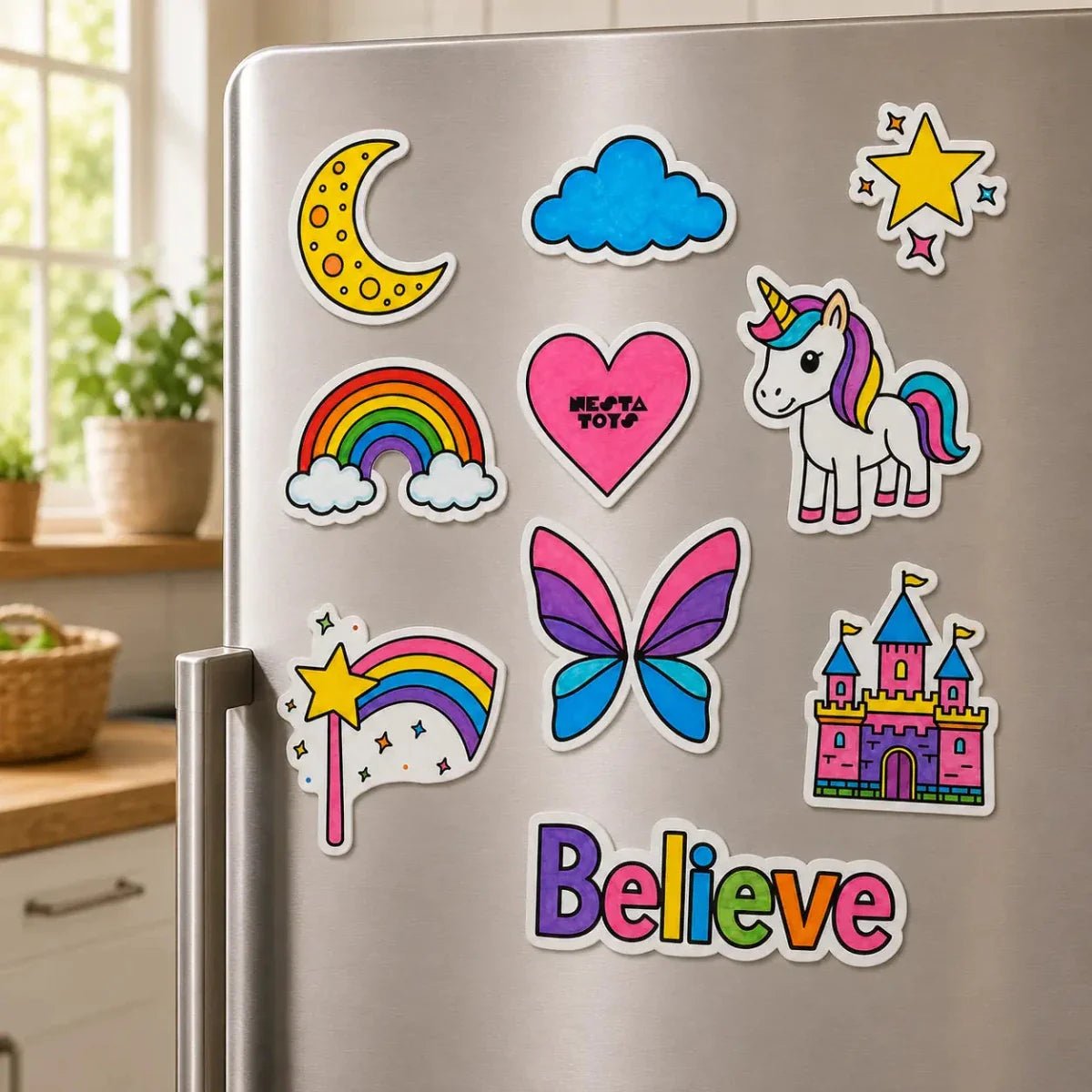 DIY Fridge Magnet (10 Pcs) - Unicorn - NESTA TOYS