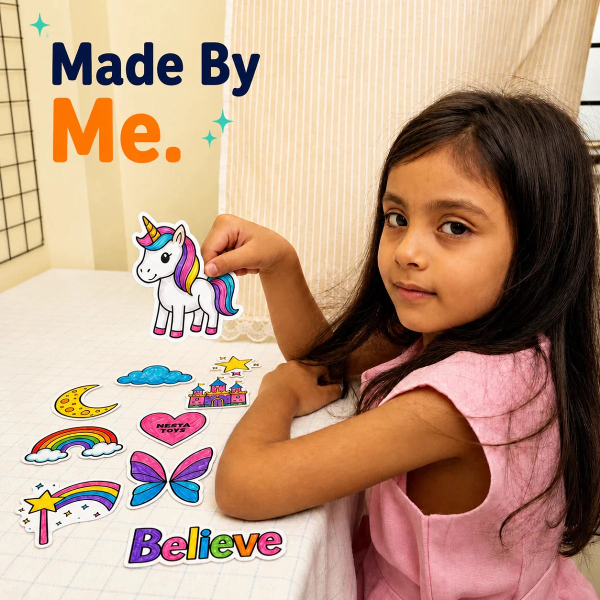 DIY Fridge Magnet (10 Pcs) - Unicorn - NESTA TOYS