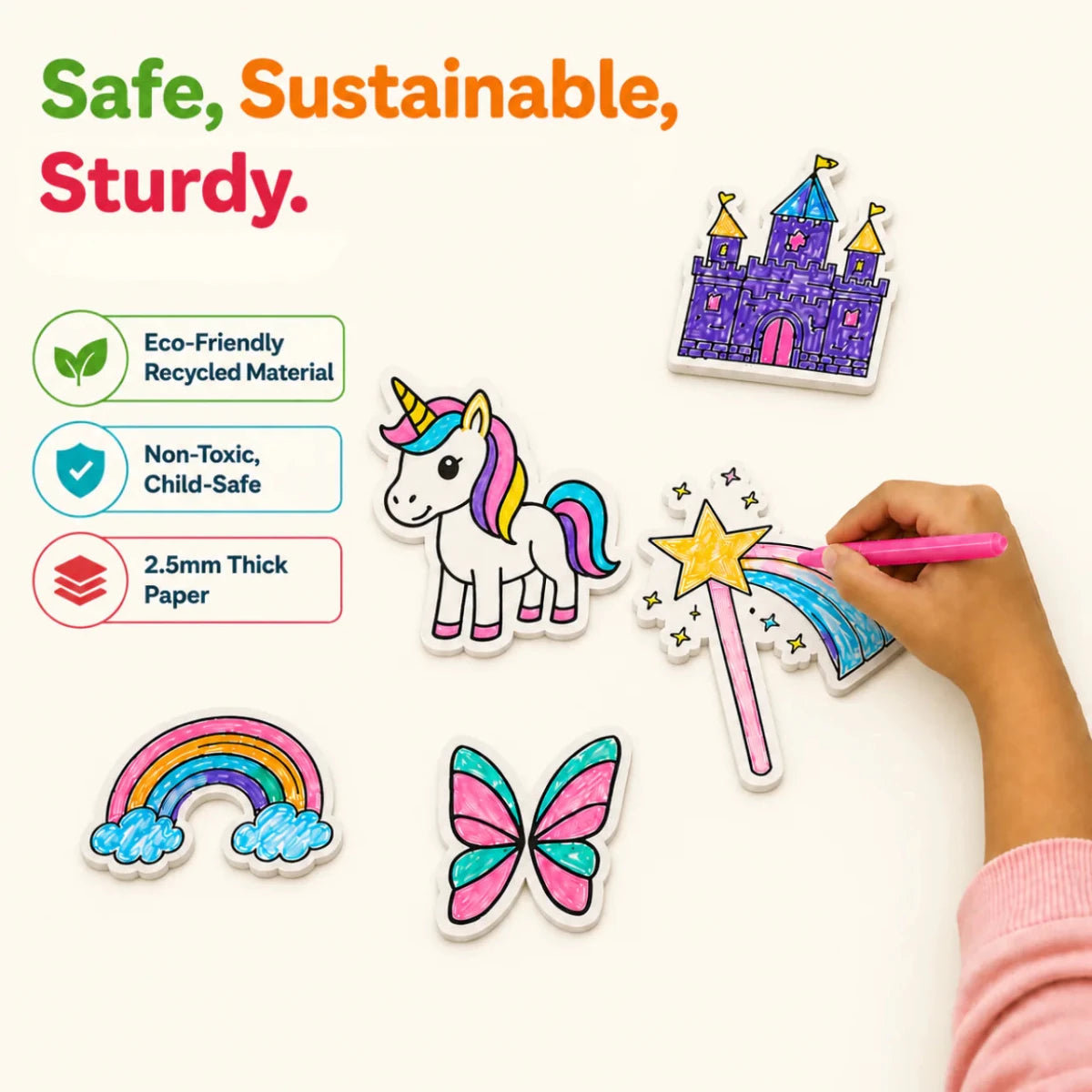 DIY Fridge Magnet (10 Pcs) - Unicorn - NESTA TOYS