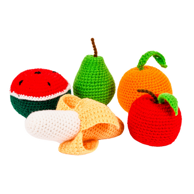 Crochet Fruits & Vegetable Toys, Play Food for Kids, baby toys, kitchen toys, crochet toys, nesta toys, montessori toys, pretend play toys, play Food, play Fruits