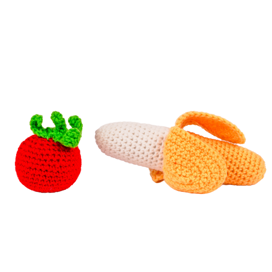 Crochet Fruits & Vegetable Toys, Play Food for Kids, baby toys, kitchen toys, crochet toys, nesta toys, soft toys, plush toys, pretend play food