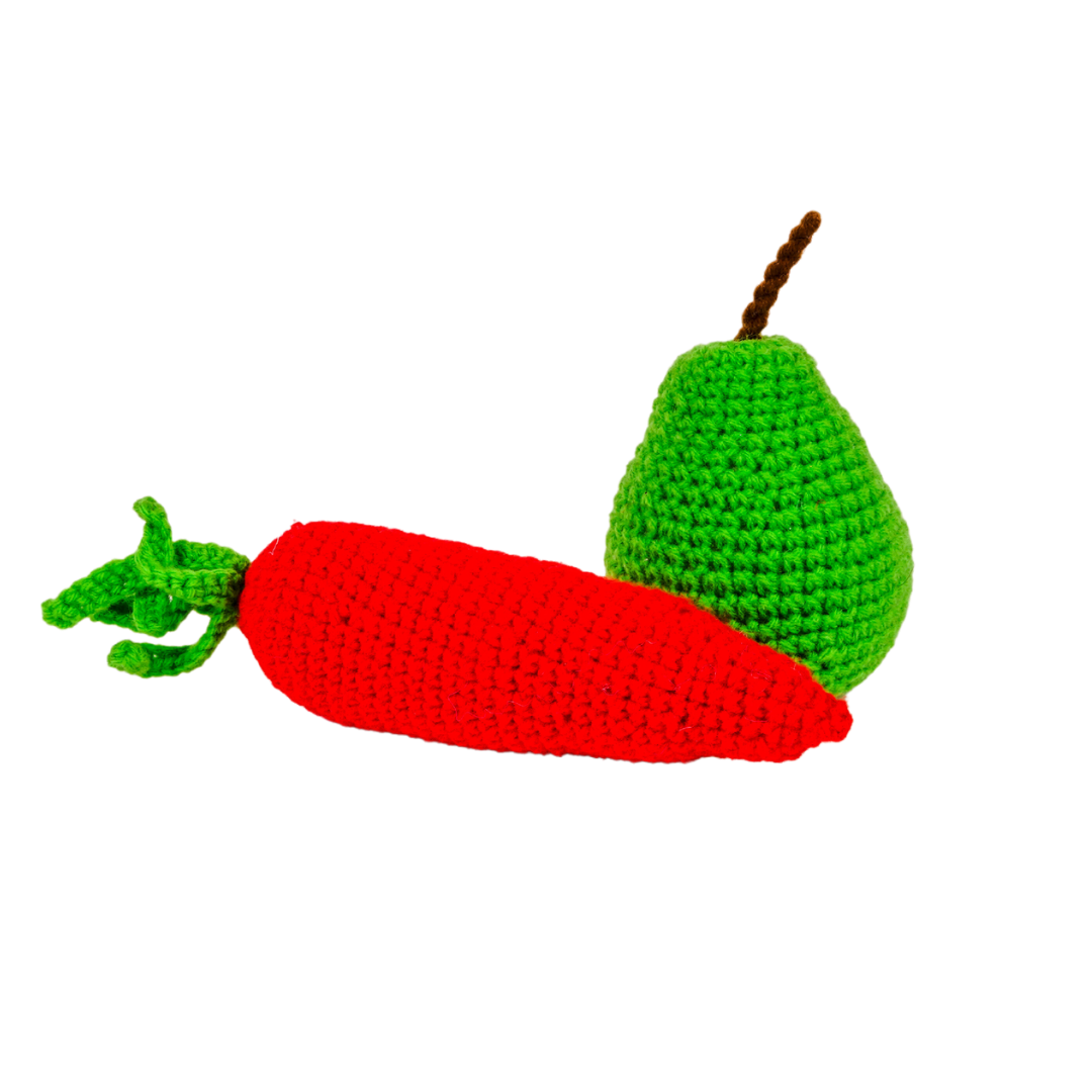 Crochet Fruits & Vegetable Toys, Play Food for Kids, baby toys, kitchen toys, crochet toys, nesta toys, plush toy, soft toy