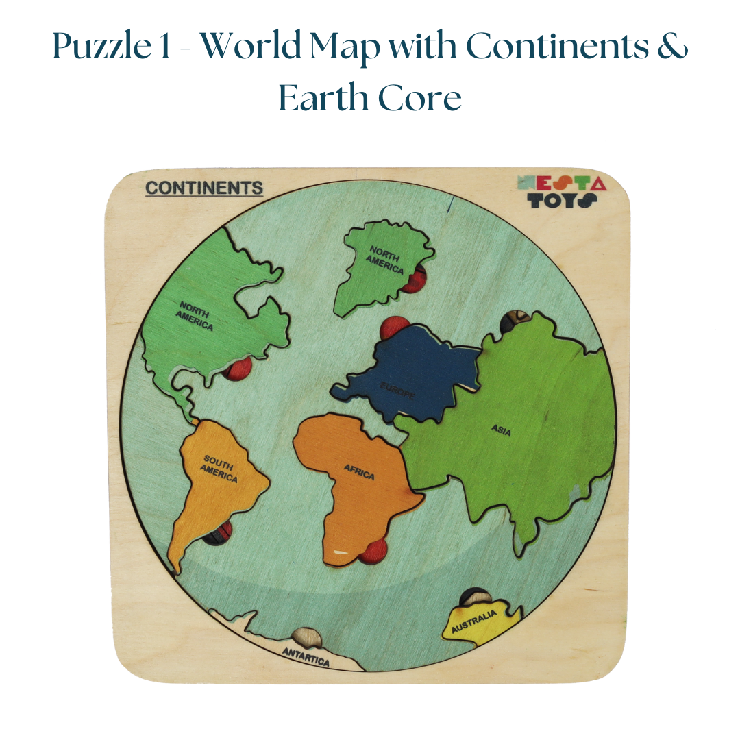 Educational toys, STEM toys Learning Toy, Montessori Wooden puzzle, shape sorter toys, Earth Core puzzle, Water Cycle puzzle, Ocean Layer Puzzle, geography puzzles, continent puzzle