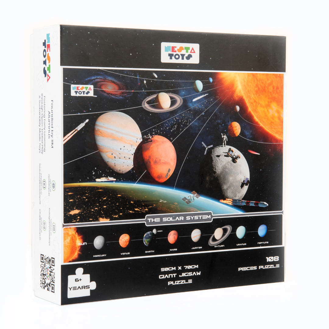 Solar System Jigsaw Puzzle (108 Jumbo Pieces)